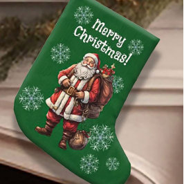 Weihnachtsmann Weihnachts-Strumpf individuell gest Großer Weihnachtsstrumpf