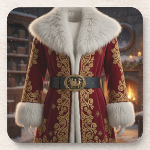 Weihnachtsmann-Weihnachtsanzug - Festlich Getränkeuntersetzer