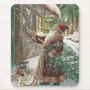 Weihnachtsmann Weihnachtsbaum Sack Spielzeug Cotta Mousepad