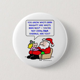 Weihnachtsmann-Weihnachtsdna-Beweis Button