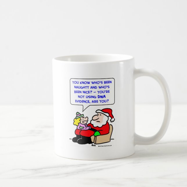 Weihnachtsmann-Weihnachtsdna-Beweis Kaffeetasse (Rechts)