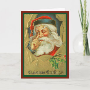 Weihnachtsmann - Weihnachtskarte Feiertagskarte