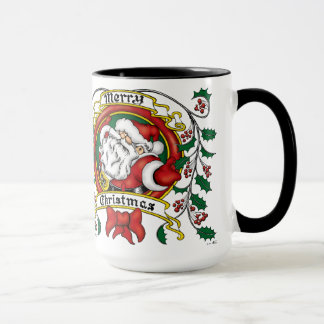 Weihnachtsmann-WeihnachtsKranz Tasse