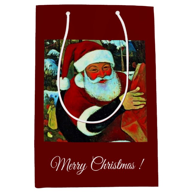 Weihnachtsmann / Weihnachtsmann Mittlere Geschenktüte (Vorderseite)