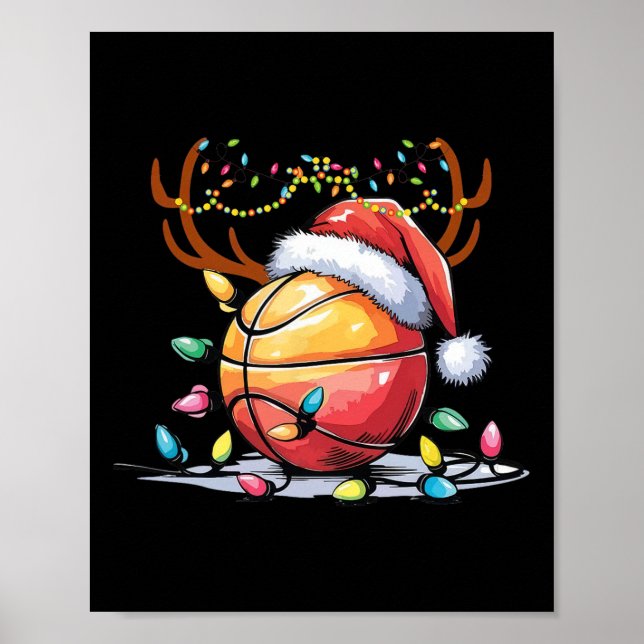 Weihnachtsmann Weihnachtsmann Sport Männer Kinder Poster (Vorne)