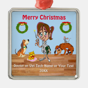 Weihnachtsmann Weihnachtsschmuck Vet Tech
