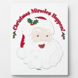 Weihnachtsmann Weihnachtswunder geschehen! Fotoplatte