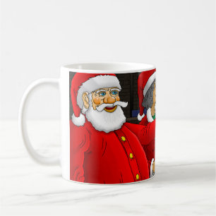 Weihnachtsmann-Werkstatt Kaffeetasse