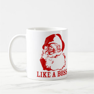 Weihnachtsmann "WIE ein CHEF" Kaffeetasse