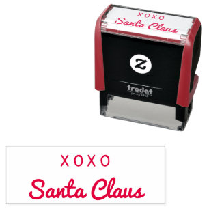 Weihnachtsmann XOXO Imitate Unterschrift Permastempel