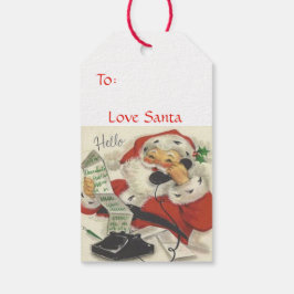 Weihnachtsmann zu: Von: Weihnachts-Geschenketikett Geschenkanhänger