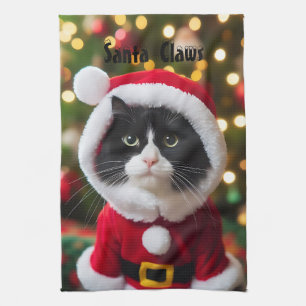 Weihnachtsmänner Geschirrtuch
