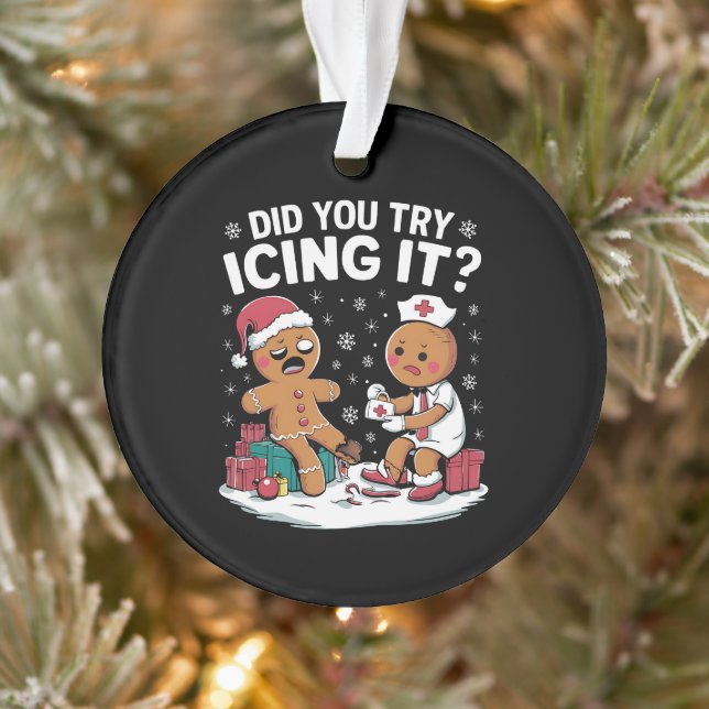 Weihnachtsmänner haben Sie versucht, es Lebkuchen  Ornament (Baum)