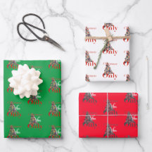 Weihnachtsmänner nur Abstrakter Roter Grüner Baum