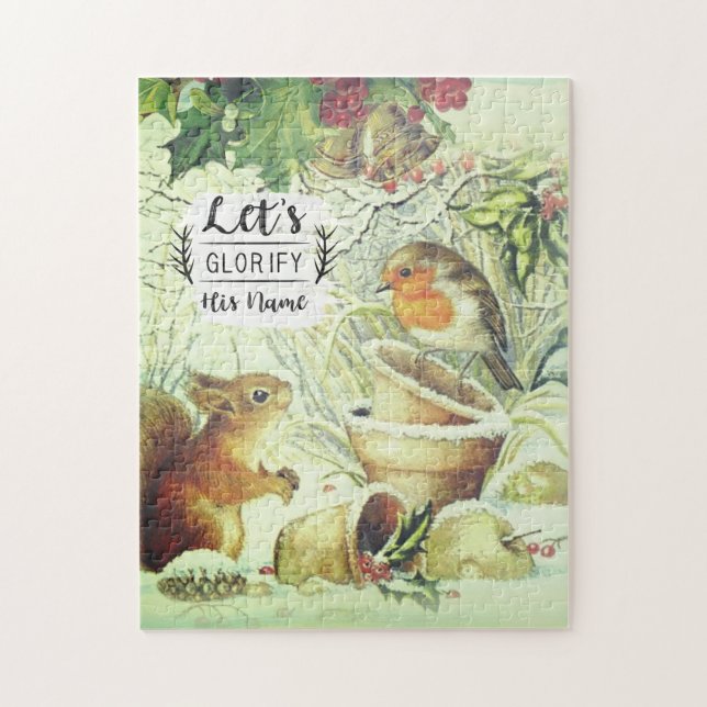 Weihnachtsmänner Woodland Tiere Inspiration (Vertikal)