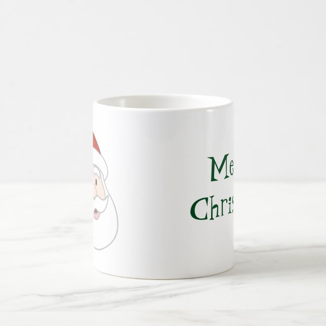 Weihnachtsmannillustration u. -text kaffeetasse (Mittel)
