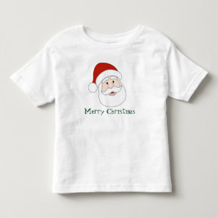 Weihnachtsmannillustration u. -text kleinkind t-shirt