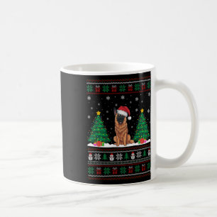 Weihnachtsmannmütze Belgische Malinois Dog Xmas Tr Kaffeetasse