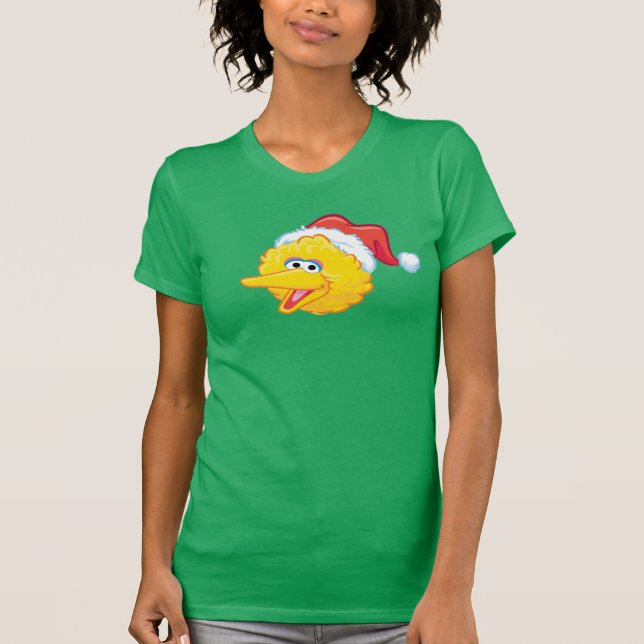 Weihnachtsmannmütze Big Bird T-Shirt (Vorderseite)