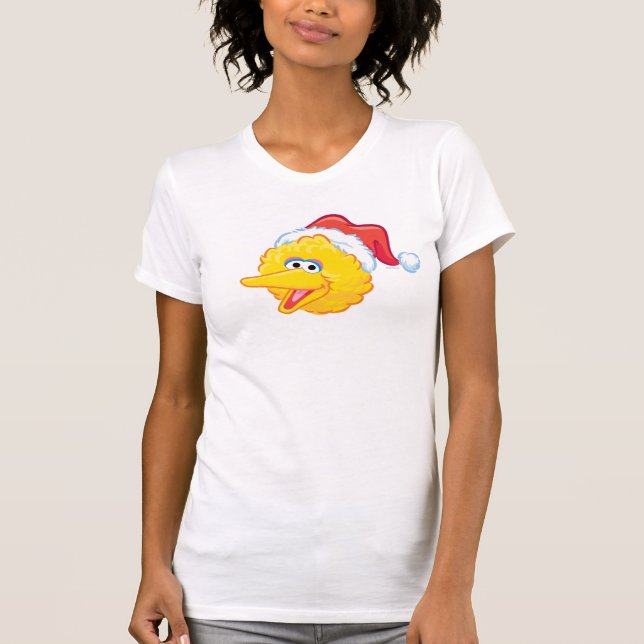 Weihnachtsmannmütze Big Bird T-Shirt (Vorderseite)