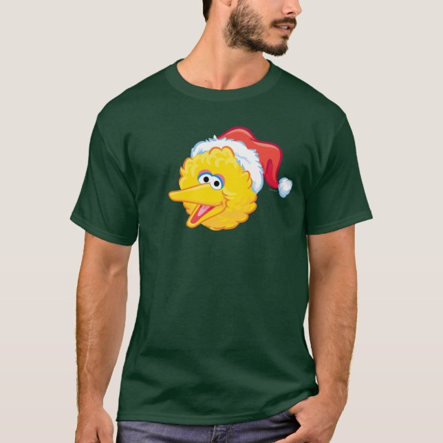Weihnachtsmannmütze Big Bird T-Shirt (Vorderseite)