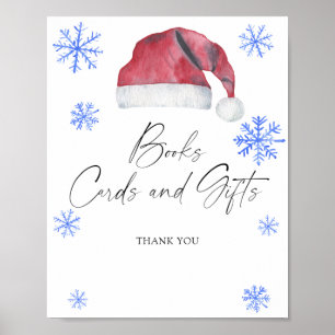 Weihnachtsmannmütze - BÜCHERKARTEN UND GIBT Poster