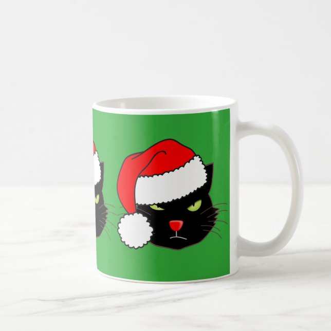 Weihnachtsmannmütze Cat Kaffeetasse (Rechts)