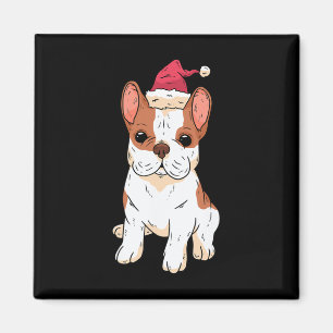Weihnachtsmannmütze Christmas Pajama Dog Welpe Dog Magnet