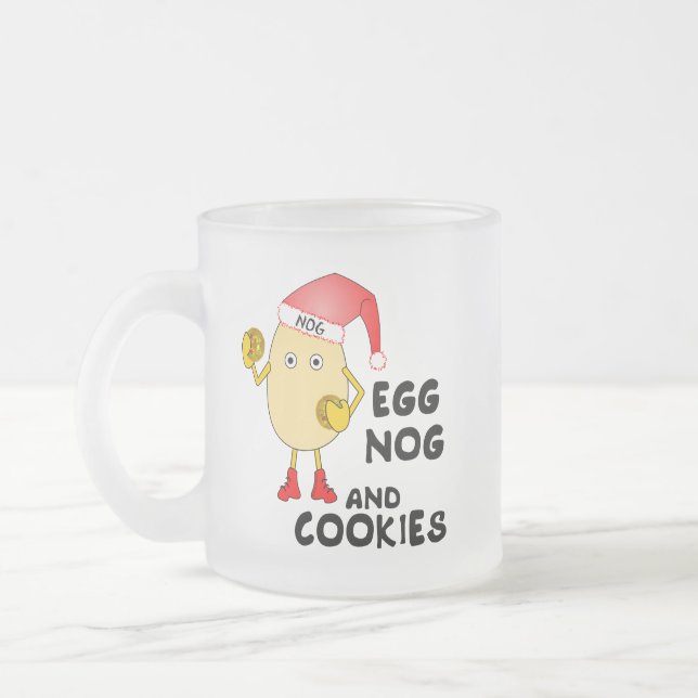 Weihnachtsmannmütze Ei Nog Tasse (Links)