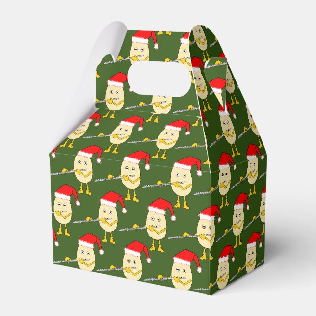 Weihnachtsmannmütze Flute Egghead Geschenkschachtel (Vorderseite)