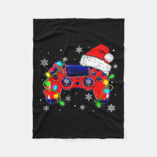 Weihnachtsmannmütze Gamer Bo Fleecedecke