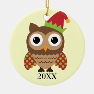Weihnachtsmannmütze mit Polka Dot Wings Ornament