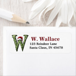 Weihnachtsmannmütze Monogramm