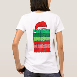 Weihnachtsmannmütze Nurse T - Shirt