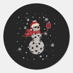 Weihnachtsmannmütze Snowman Family Xmas Matching P Runder Aufkleber