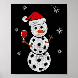Weihnachtsmannmütze Snowman Geschenke für Weihnach Poster