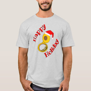 Weihnachtsmannmütze Tuba T-Shirt