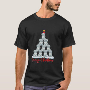 Weihnachtsmannmütze Ugly Xmas Funny Maltese Dog Ch T-Shirt