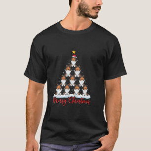 Weihnachtsmannmütze Ugly Xmas Funny Rough Collie D T-Shirt