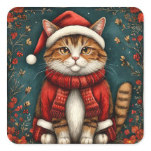 Weihnachtsmannmütze und Scarf