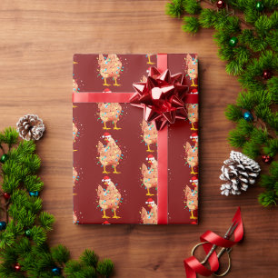 Weihnachtsmannmütze Weihnachten Geschenkpapier