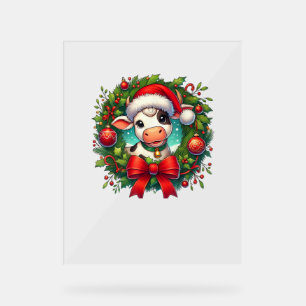Weihnachtsmannmütze Weihnachten Weihnachten Weihna Acrylschild