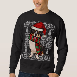 Weihnachtsmannmütze Xmas Cardigan Welsh Corgi Ugly Sweatshirt