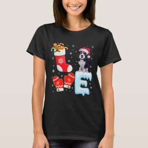 Weihnachtsmannmütze Xmas Strumpf American Stafford T-Shirt