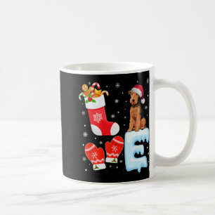 Weihnachtsmannmütze Xmas Strumpf Holiday Airedale Kaffeetasse