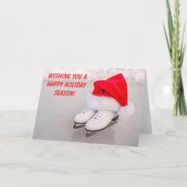 Weihnachtsmannmütze zu Skaten Karte