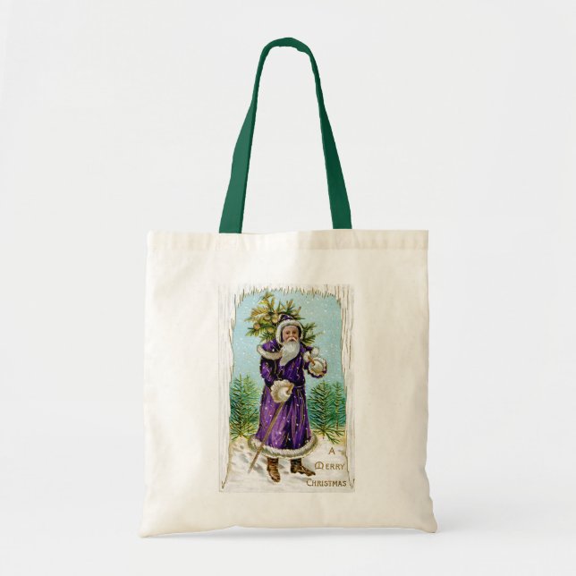Weihnachtsmanns Baum Tragetasche (Vorne)