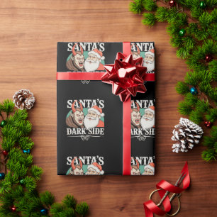 Weihnachtsmanns dunkle Seite Krampus Krampusnacht  Geschenkpapier