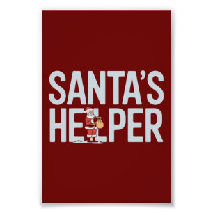 Weihnachtsmanns Helfer Weihnachten Fotodruck