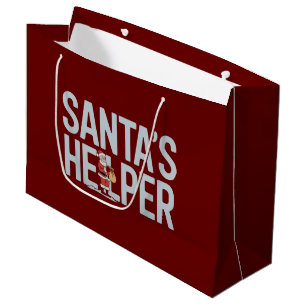 Weihnachtsmanns Helfer Weihnachten Große Geschenktüte